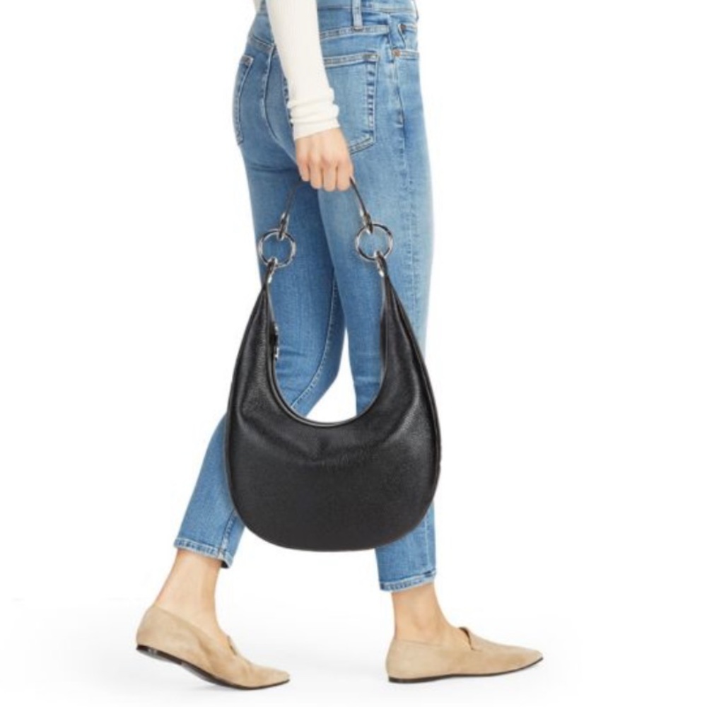 REBECCA MINKOFF Sofia Leather Hobo Bag